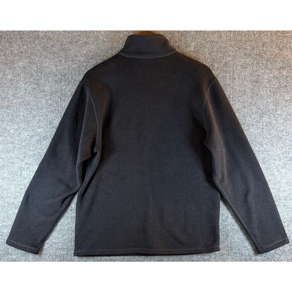 The North Face 1/4 Zip Fleece Pullover Men's Medium Black - Picture 2 of 4